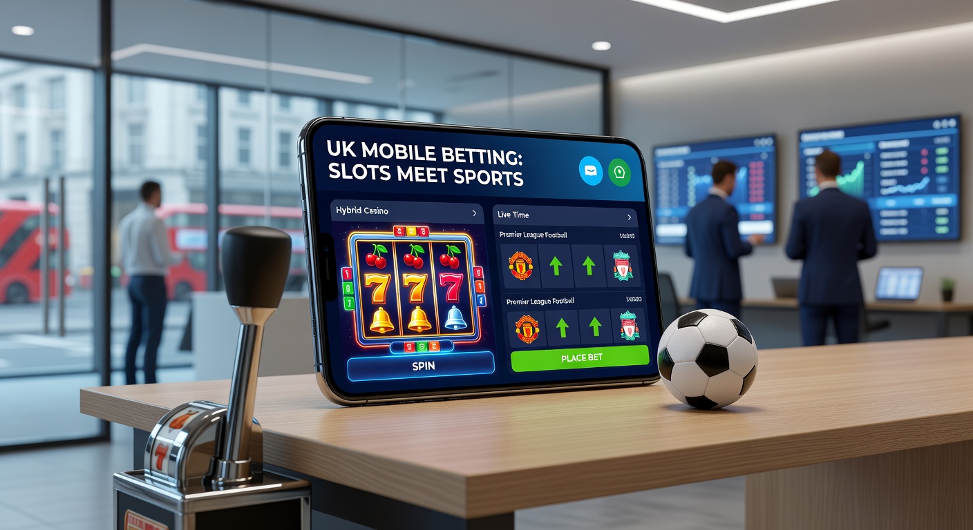 User dashboard on hybrid app showing active slots game next to basketball betting slip with real-time odds