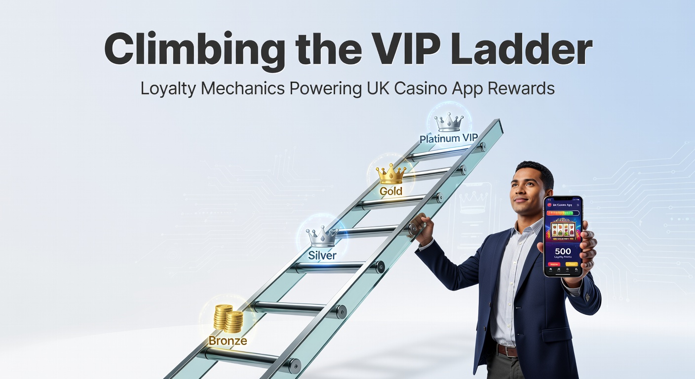 Close-up of a mobile casino app screen displaying VIP tier progress, points balance, and reward redemption options with glowing elite badges
