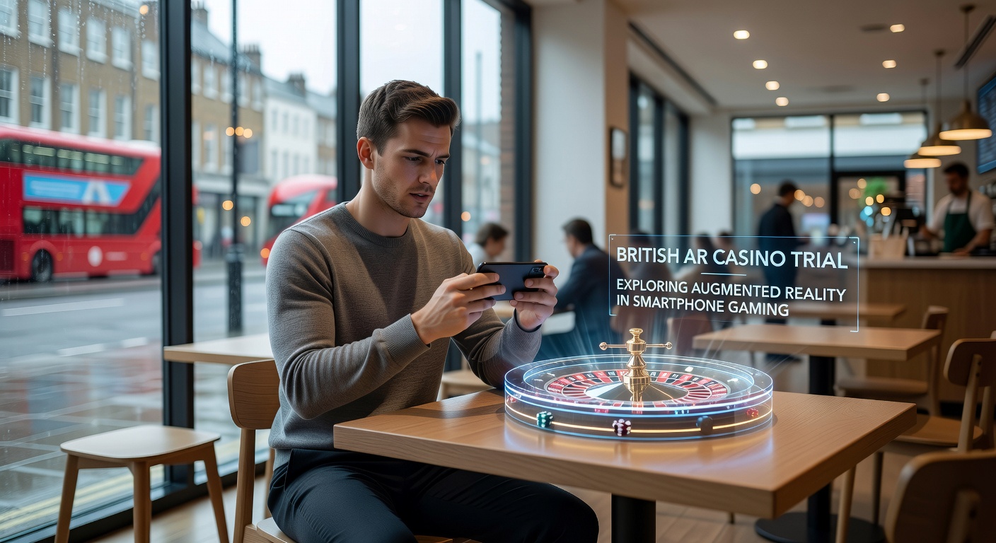 Close-up of augmented reality casino interface with virtual chips on a physical surface